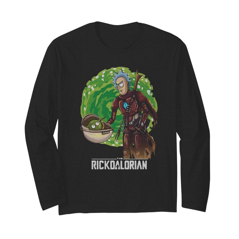 Rick And Morty The Rickdalorian  Long Sleeved T-shirt 