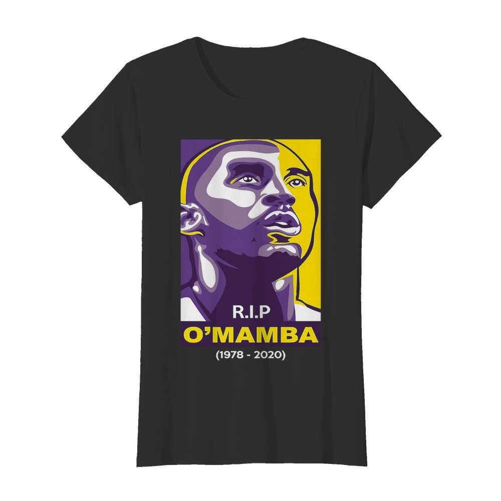 Rip O'mamba 1978 2020 Kobe Bryant  Classic Women's T-shirt