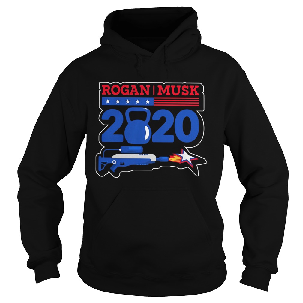 Rogan musk 2020 American flag veteran Independence Day  Hoodie