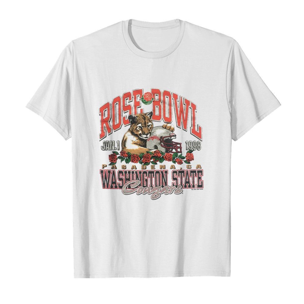 Rose Bowl Jan.1 1998 Pasadena, CA Washington State Congars shirt