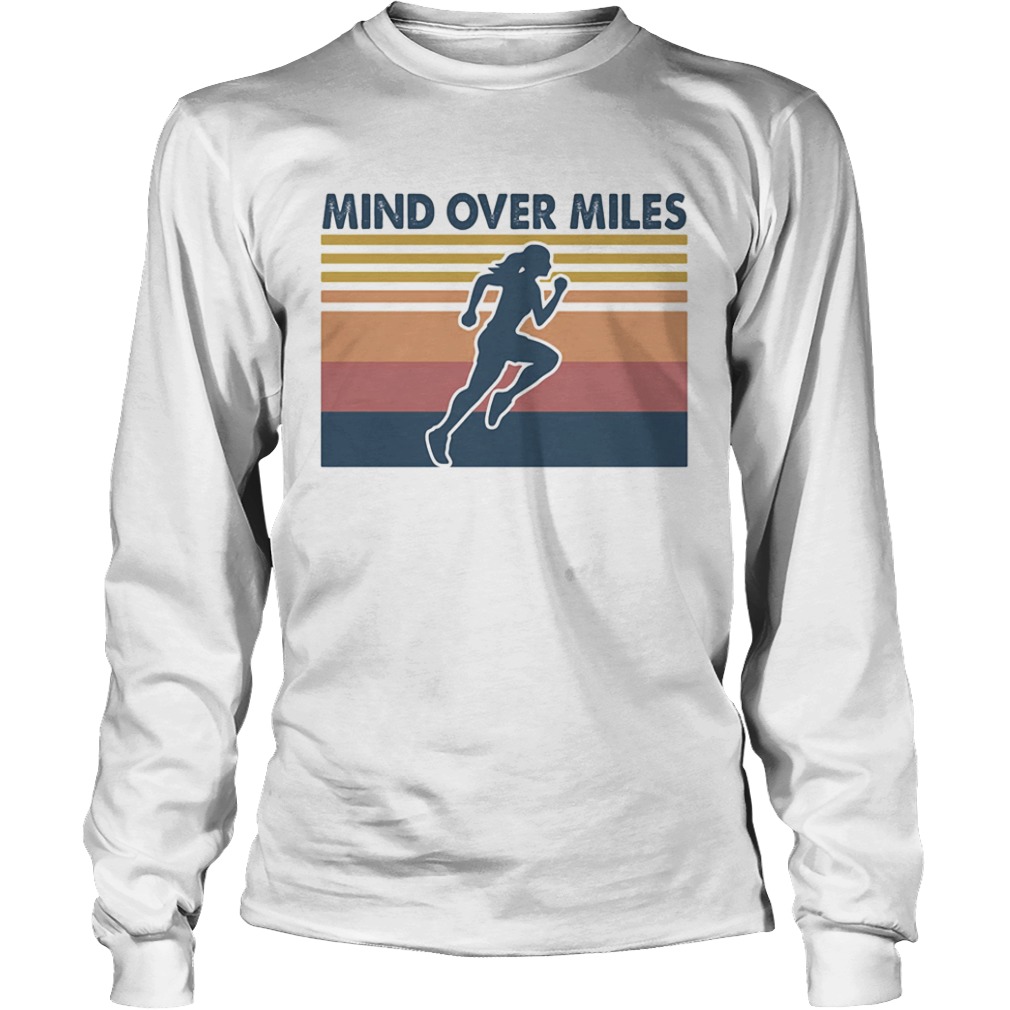 Running mind over miles vintage  Long Sleeve