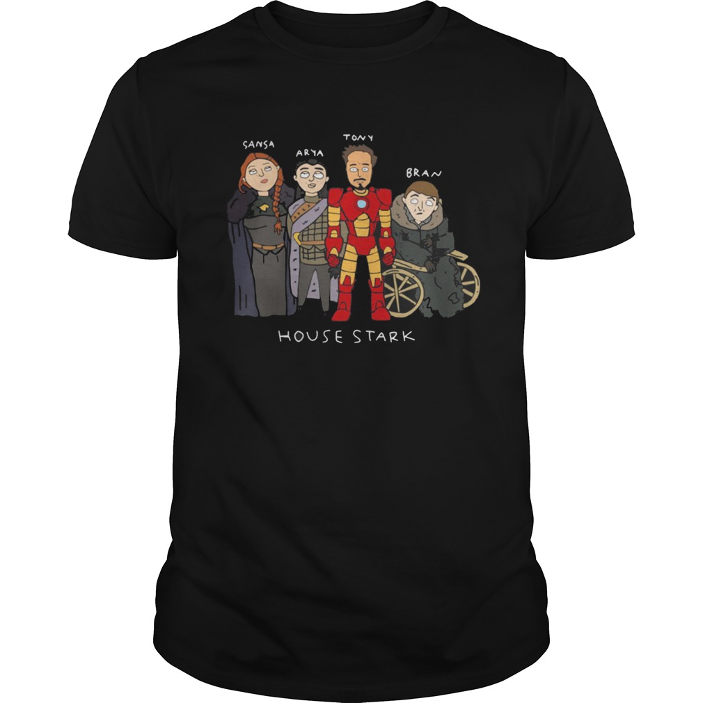 Sansa arya tony bran house stark shirt