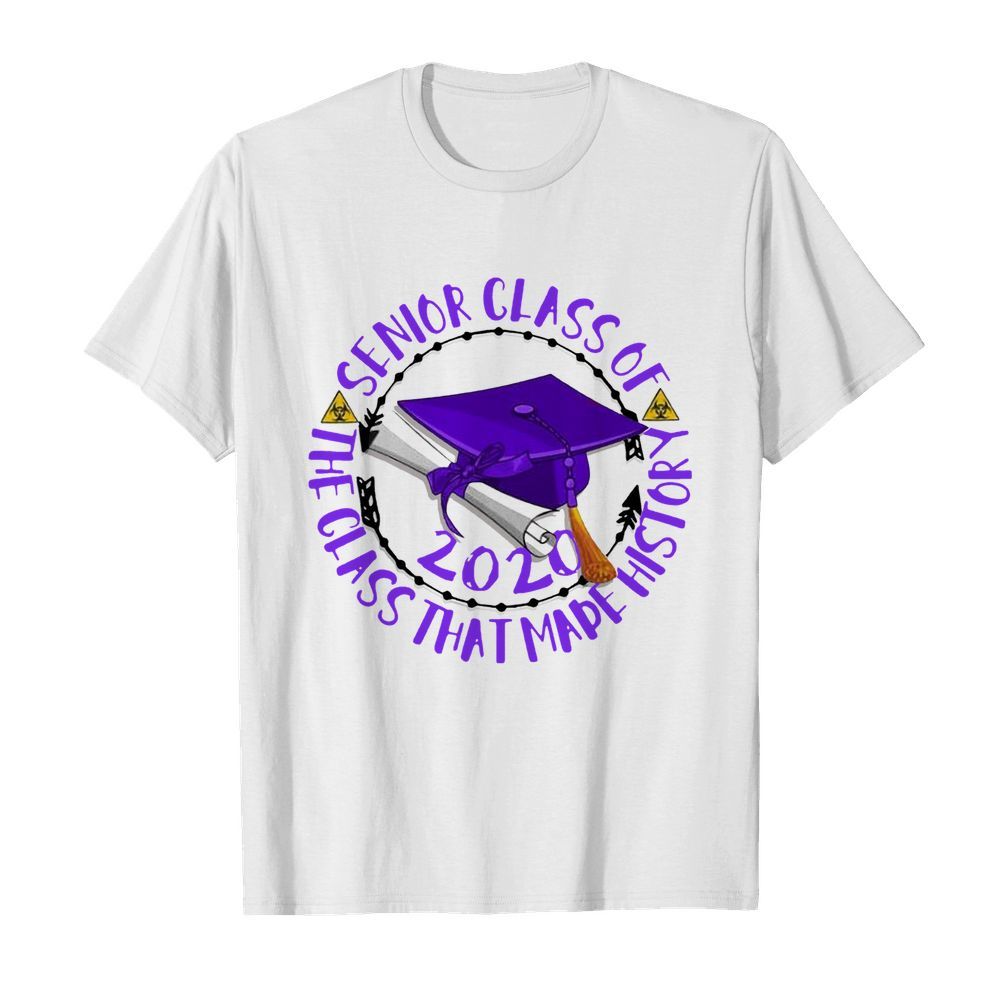 Senior Class Of 2020 The Class That Made His Story Purple  Classic Men's T-shirt