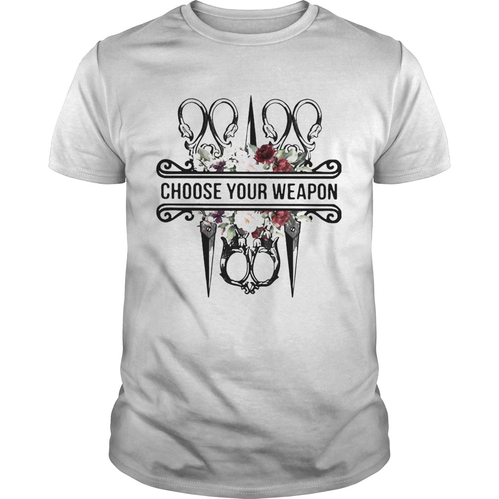 Sewing choose your weapon flowers  Unisex