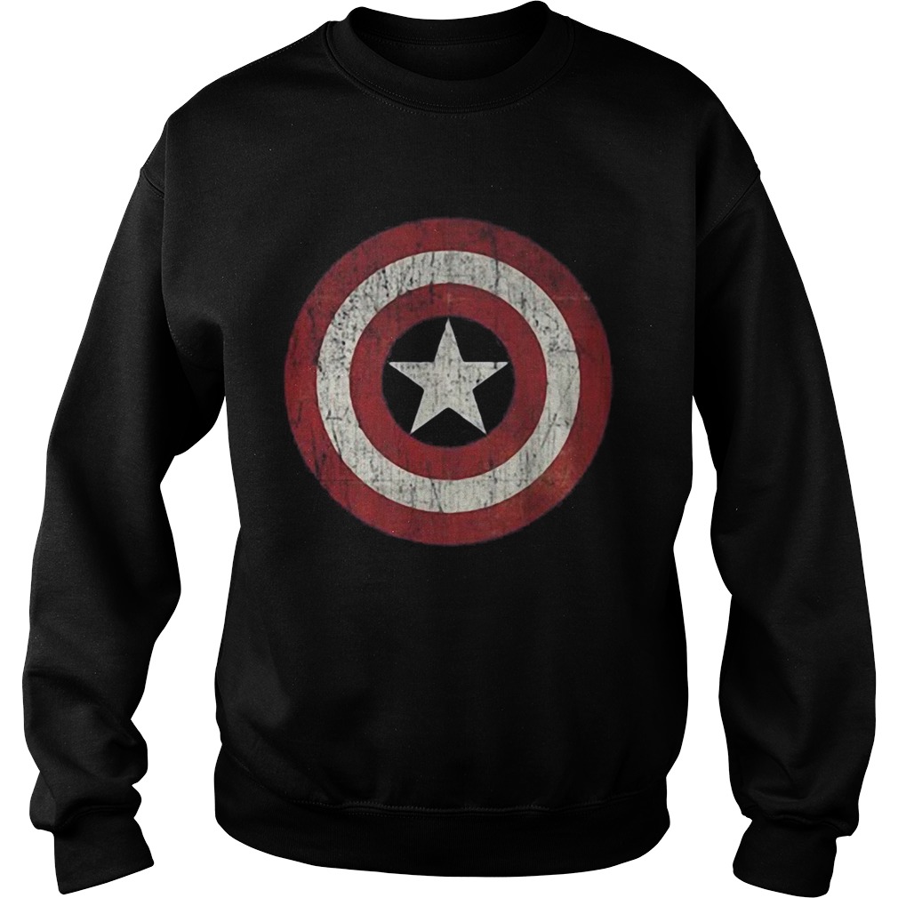 Shield Captain America Vintage  Sweatshirt