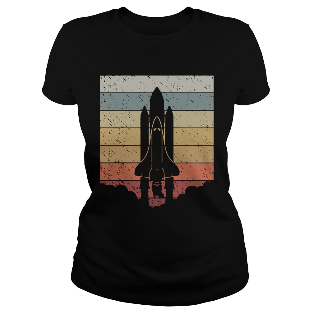 Shuttle Launch Vintage  Classic Ladies