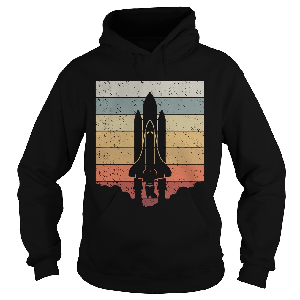 Shuttle Launch Vintage  Hoodie