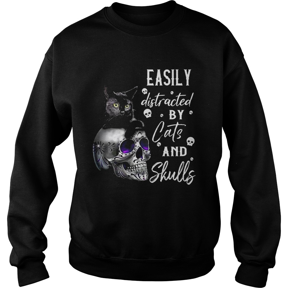 Sk And Black Cat  Sweatshirt