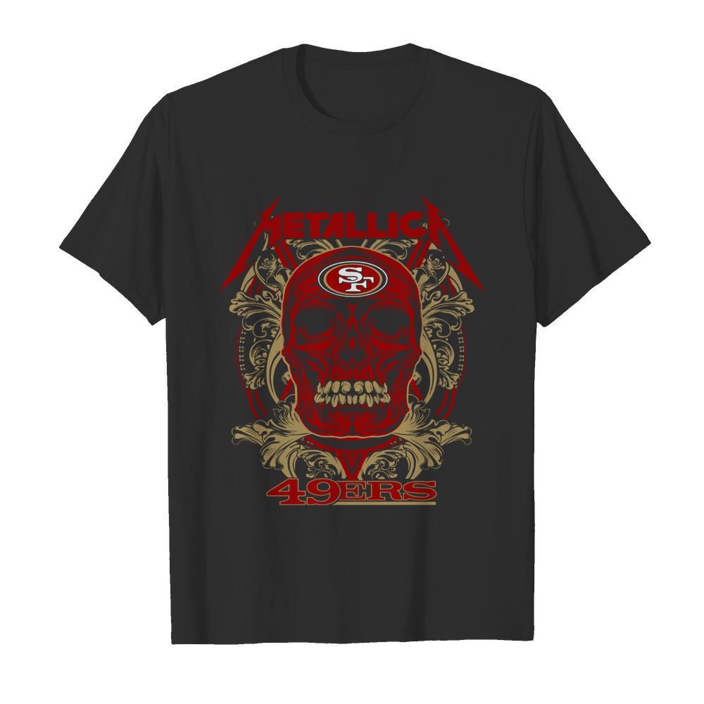 Skull Metallica San Francisco 49ers shirt