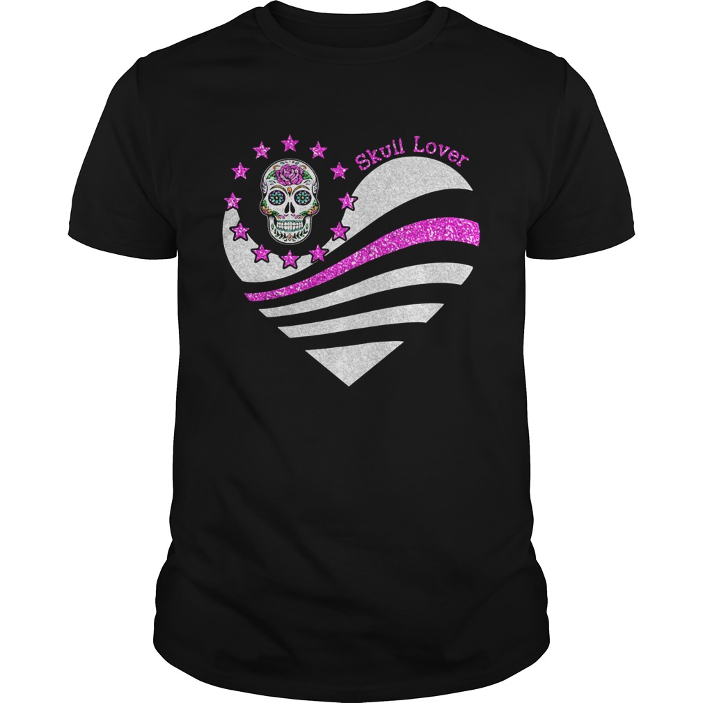 Skull lover heart shirt