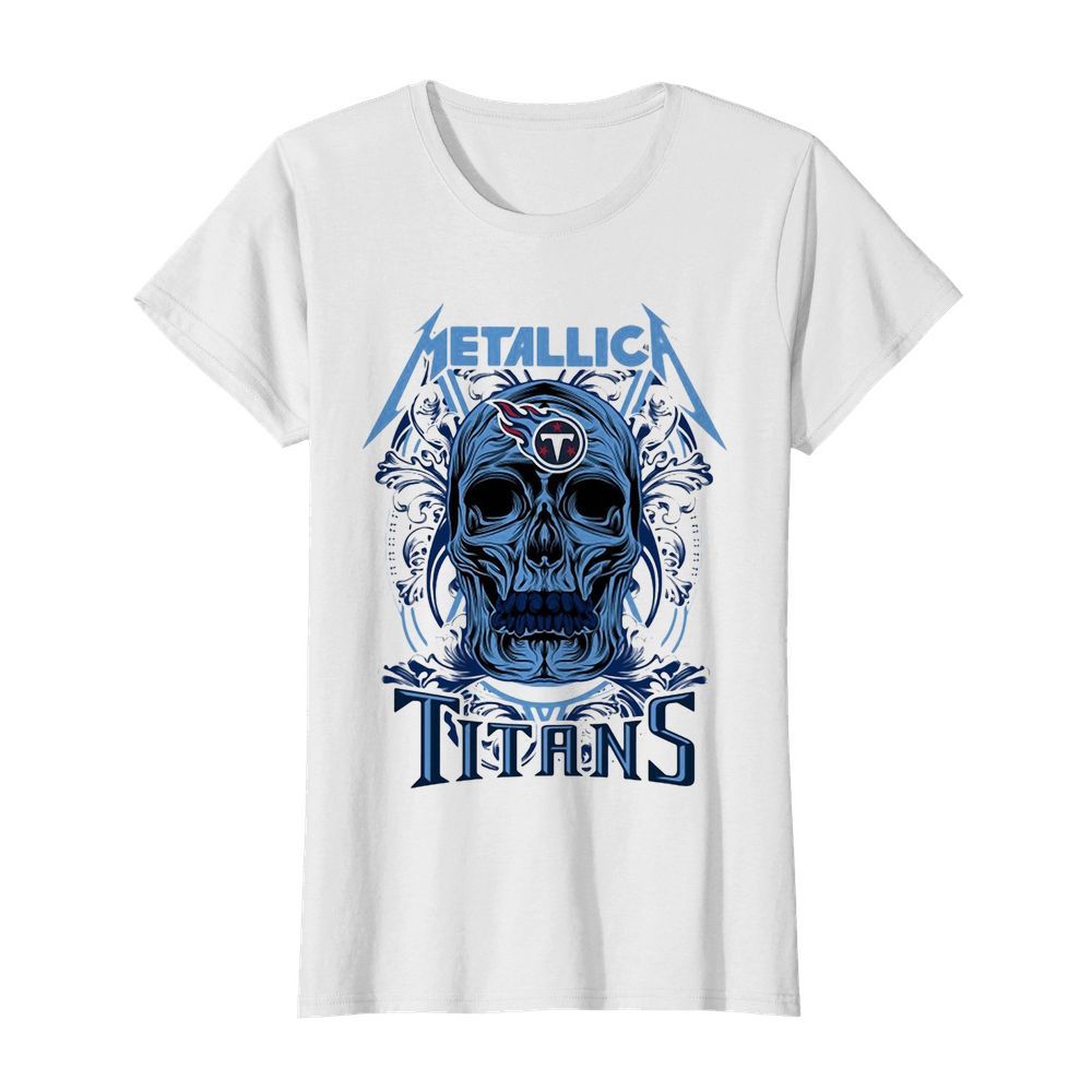 Skull metallica tennessee titans  Classic Women's T-shirt