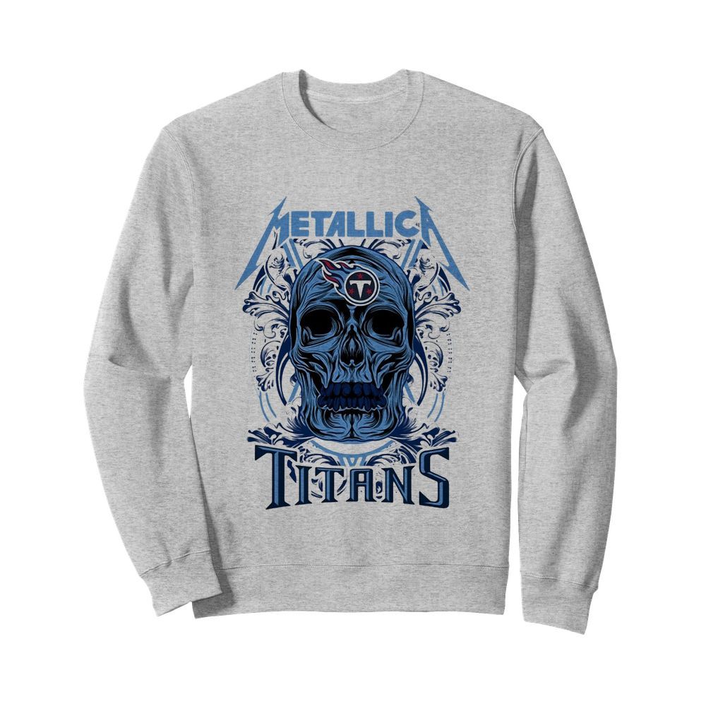 Skull metallica tennessee titans  Unisex Sweatshirt