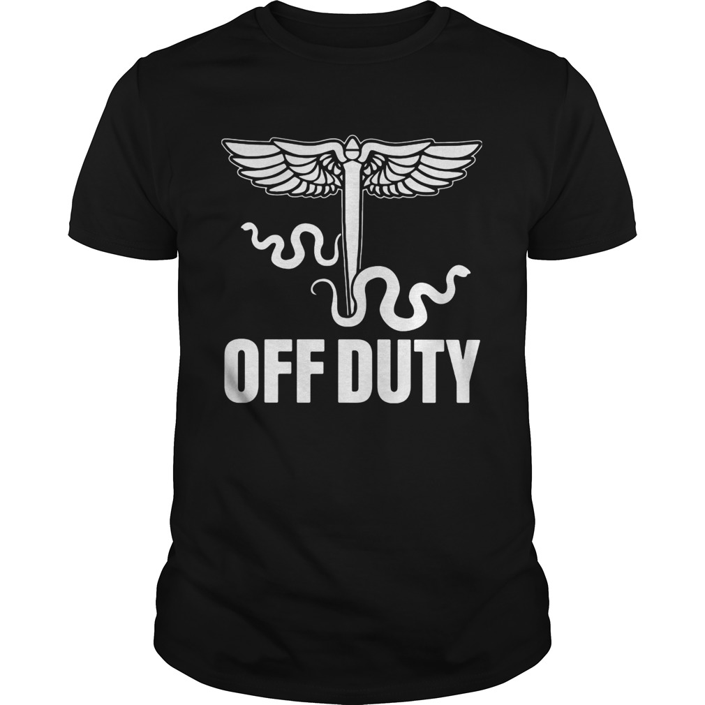 Snake Off duty nurse shirt