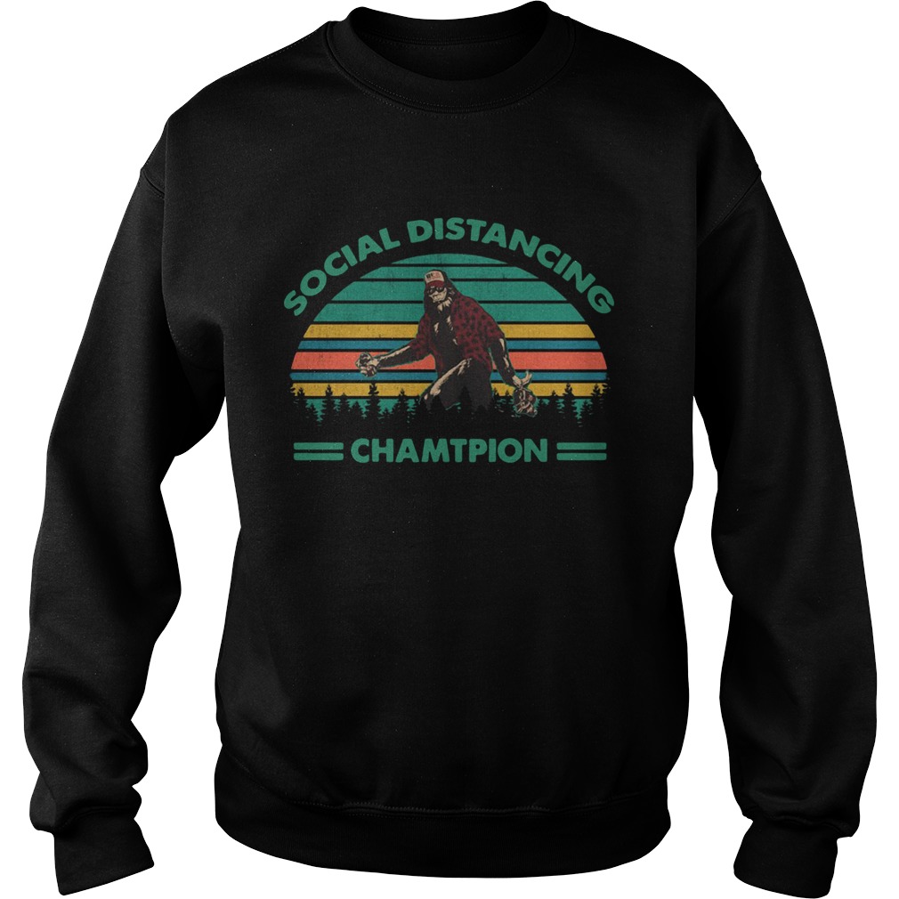 Social distancing chamtpion vintage  Sweatshirt