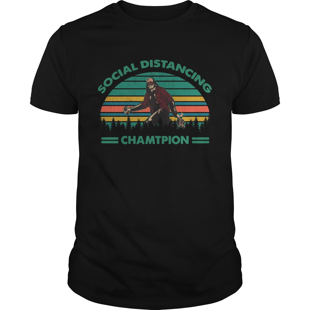 Social distancing chamtpion vintage  Unisex