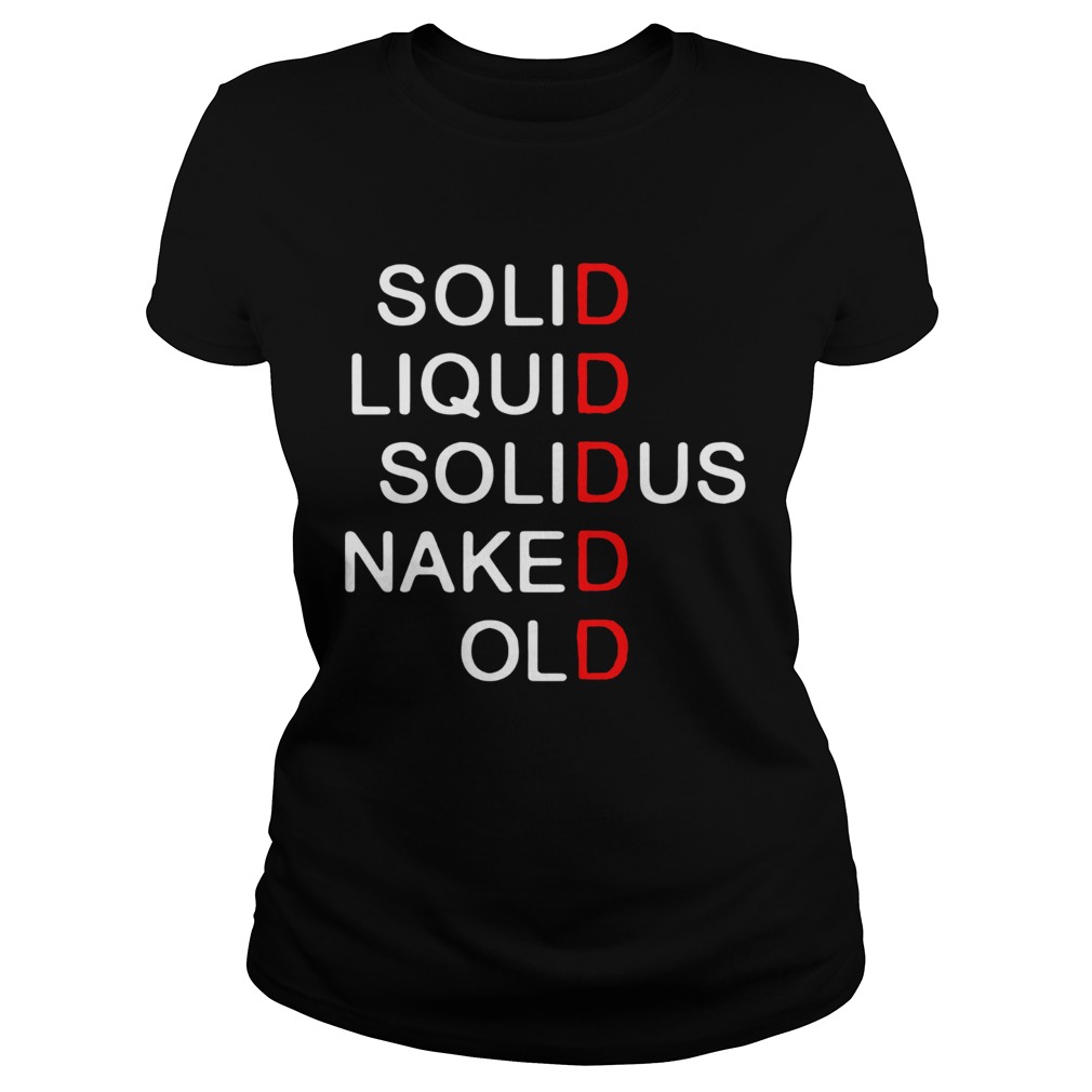 Solid Liquid Solidus Naked Old  Classic Ladies