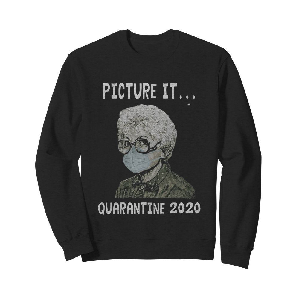 Sophia Petrillo Mask Picture It Quarantine 2020  Unisex Sweatshirt