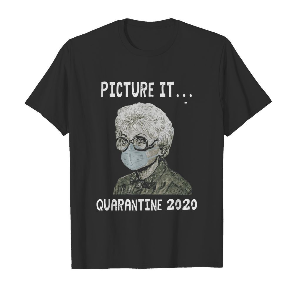 Sophia Petrillo Mask Picture It Quarantine 2020  Classic Men's T-shirt