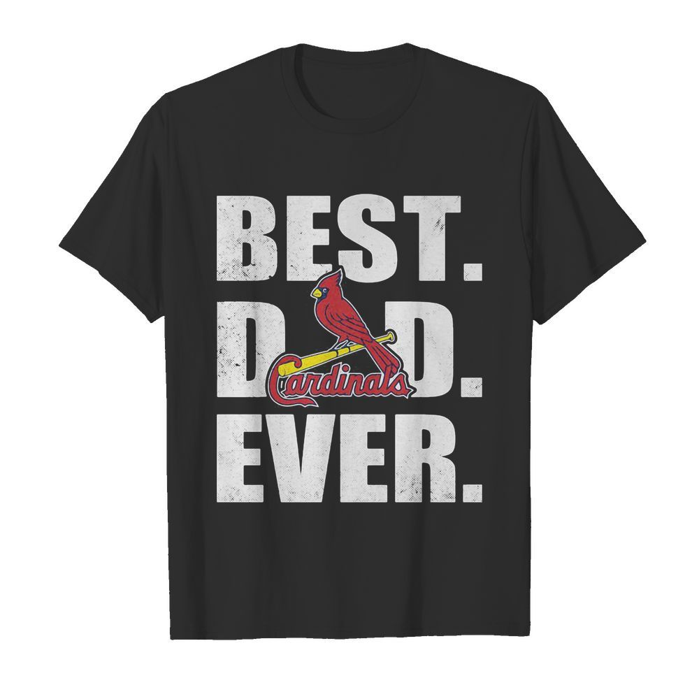 St. Louis cardinals best dad ever happy father’s day logo shirt