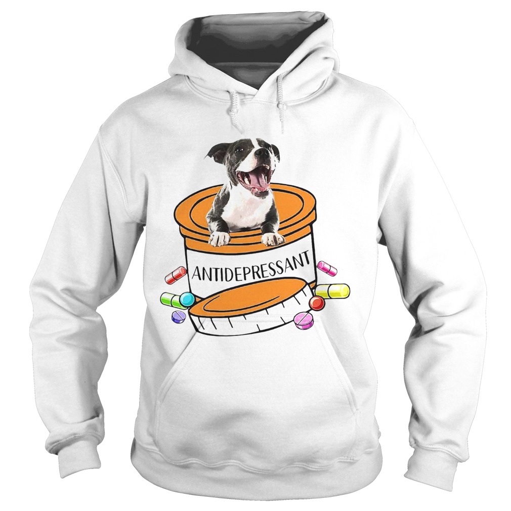 Staffordshire Bull Terrier Antidepressant  Hoodie