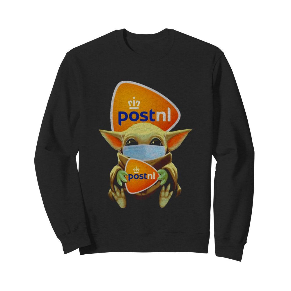 Star Wars Baby Yoda Face Mask Hug Postnl  Unisex Sweatshirt