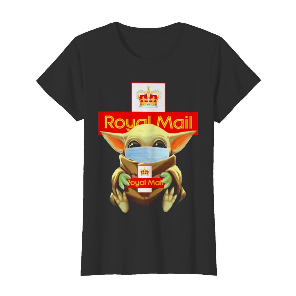 Star Wars Baby Yoda Face Mask Hug Royal Mail  Classic Women's T-shirt