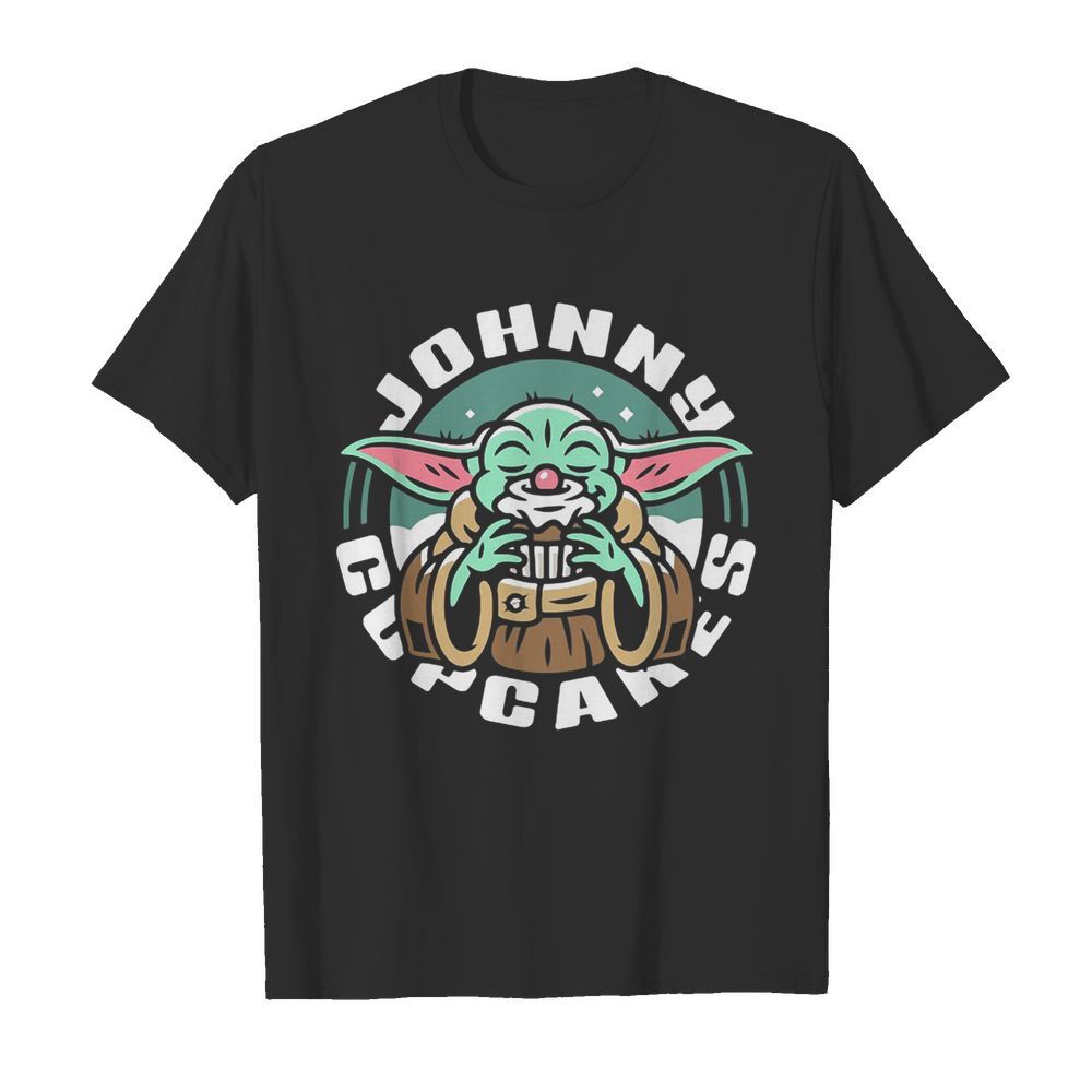 Star wars baby yoda Johnny cupcakes shirt