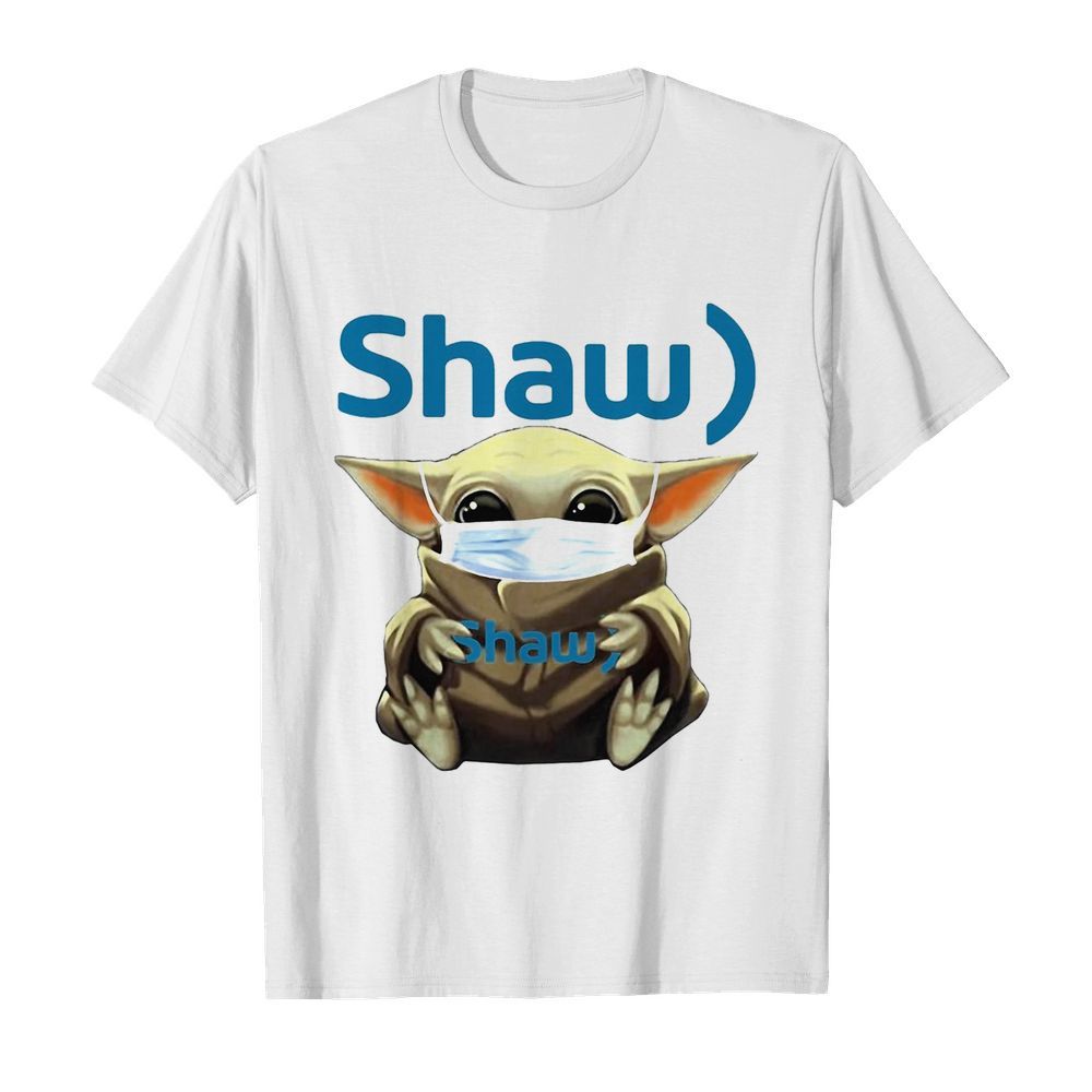 Star wars baby yoda hug shaw mask covid-19 shirt