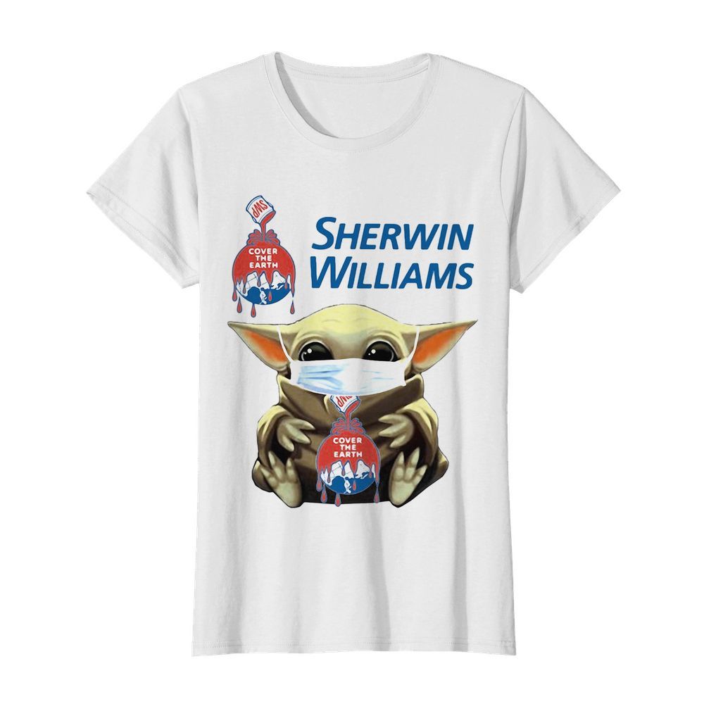 Star wars baby yoda hug sherwin williams covid-19  Classic Women's T-shirt