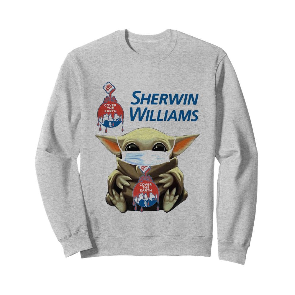 Star wars baby yoda hug sherwin williams covid-19  Unisex Sweatshirt