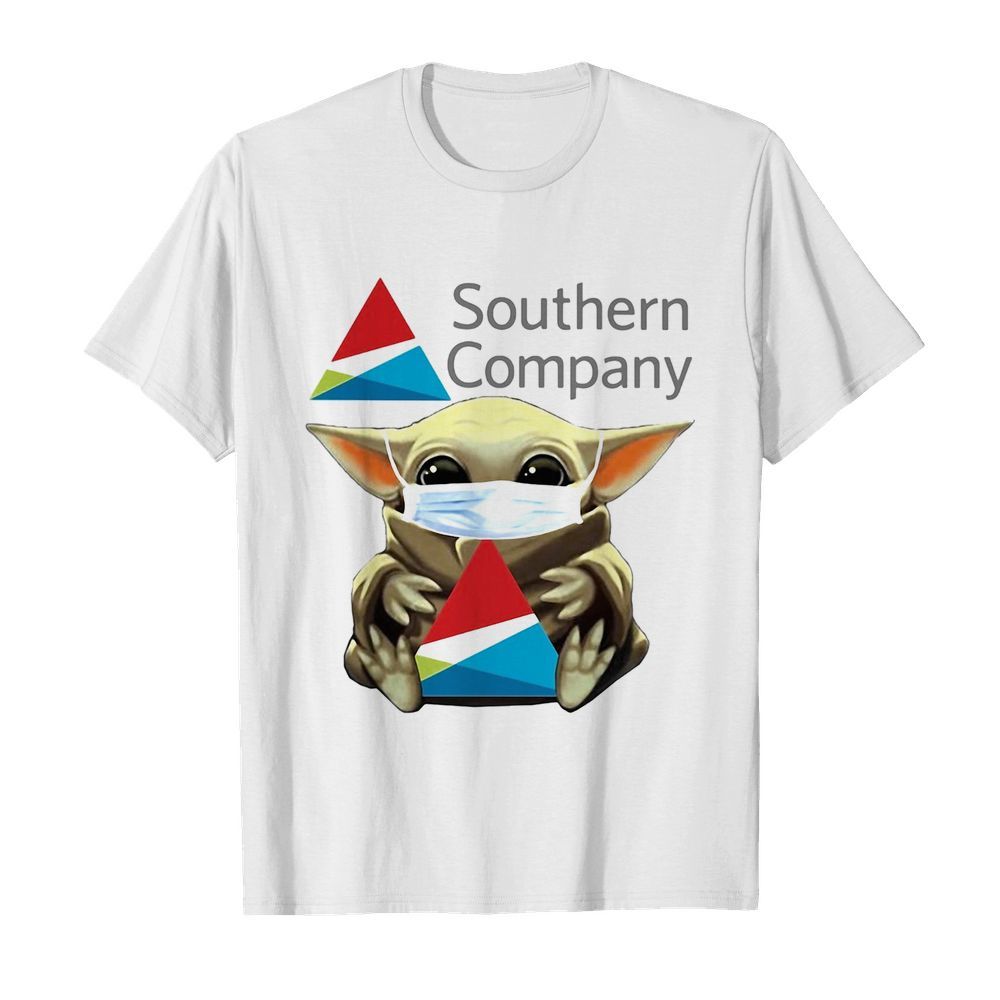 Star wars baby yoda hug southern company covid-19 shirt