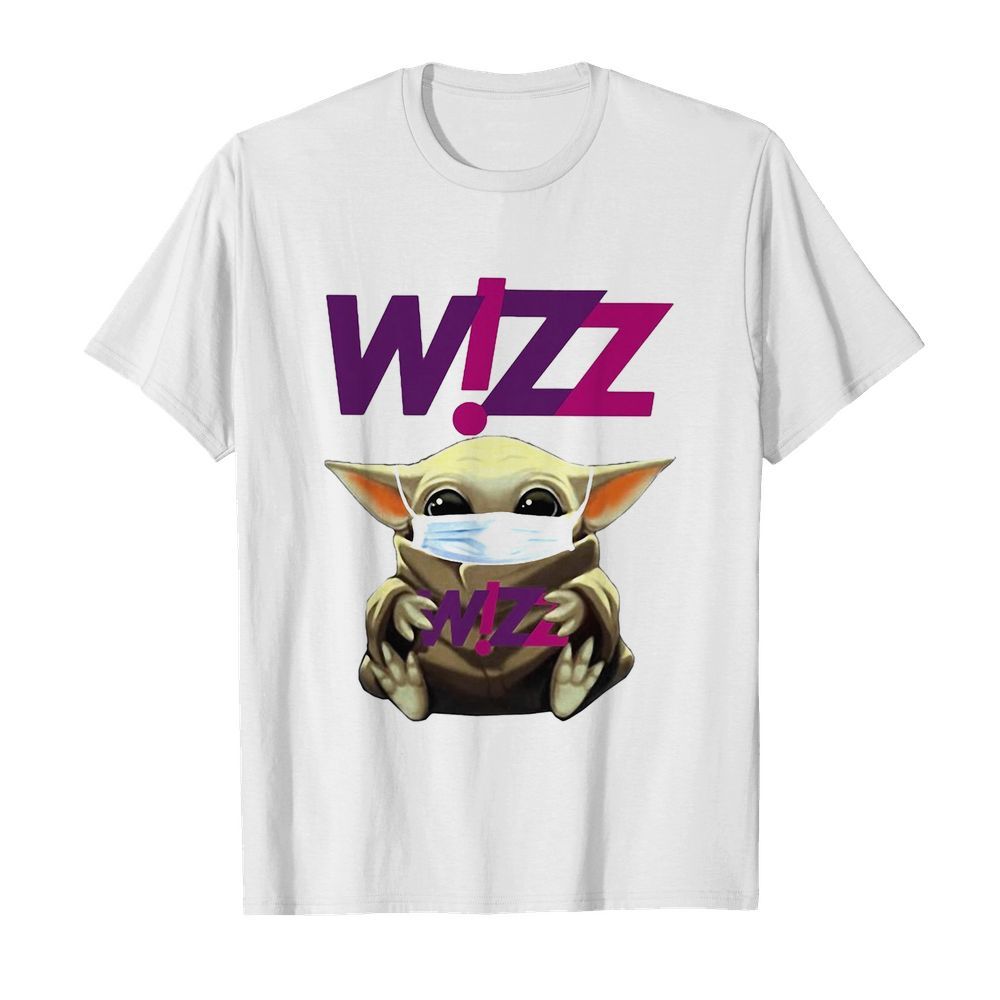 Star wars baby yoda hug wizz air mask covid-19 shirt