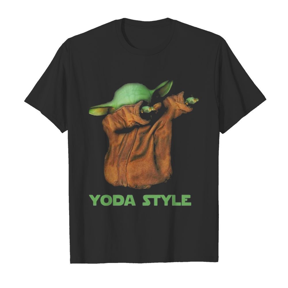 Star wars baby yoda style shirt