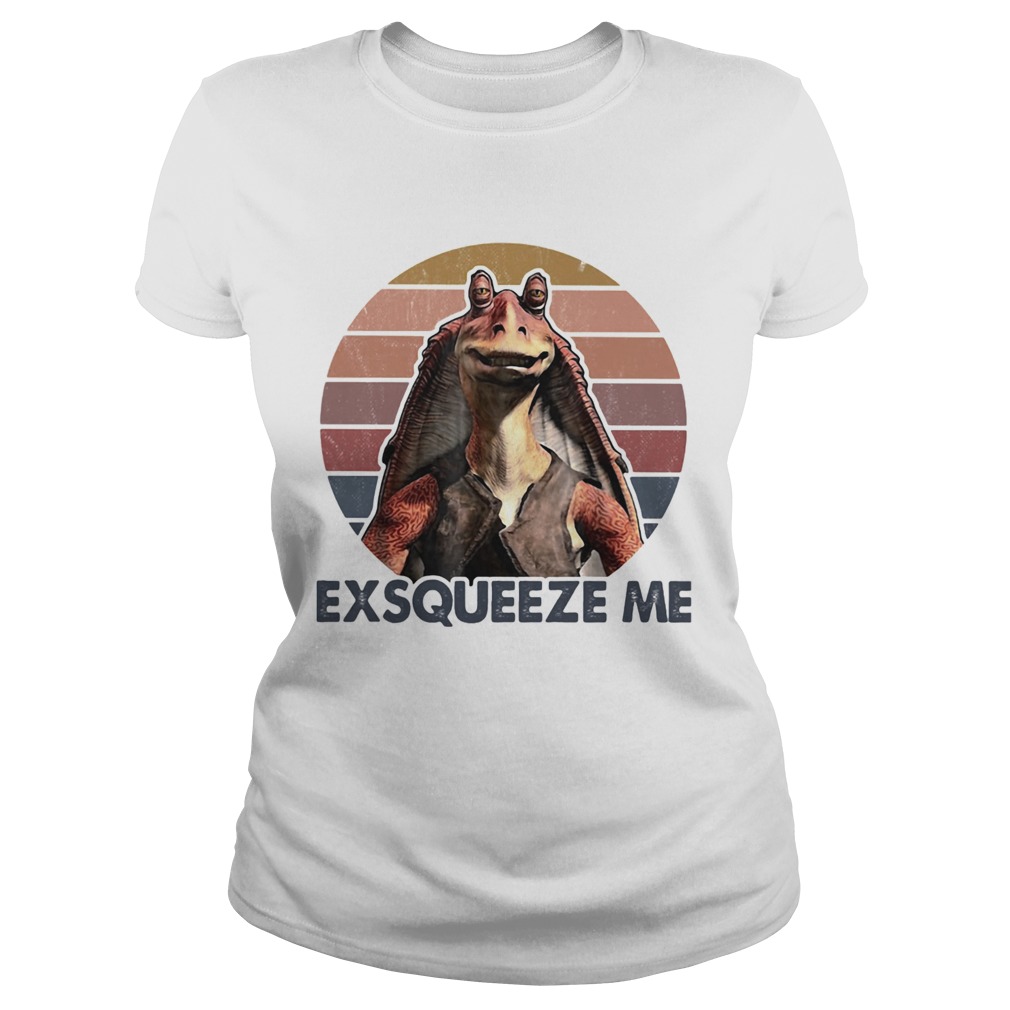 Star wars jar jar binks exsqueeze me vintage  Classic Ladies