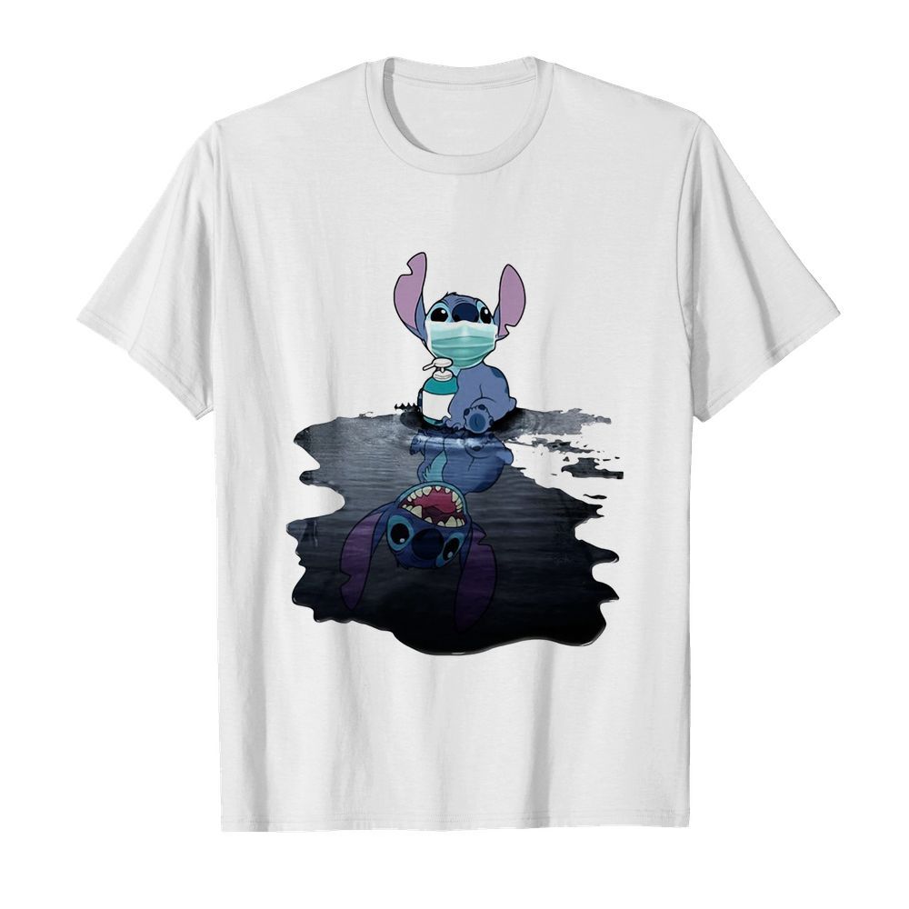 Stitch mask hug soap domestic mirror stitch smile shirt