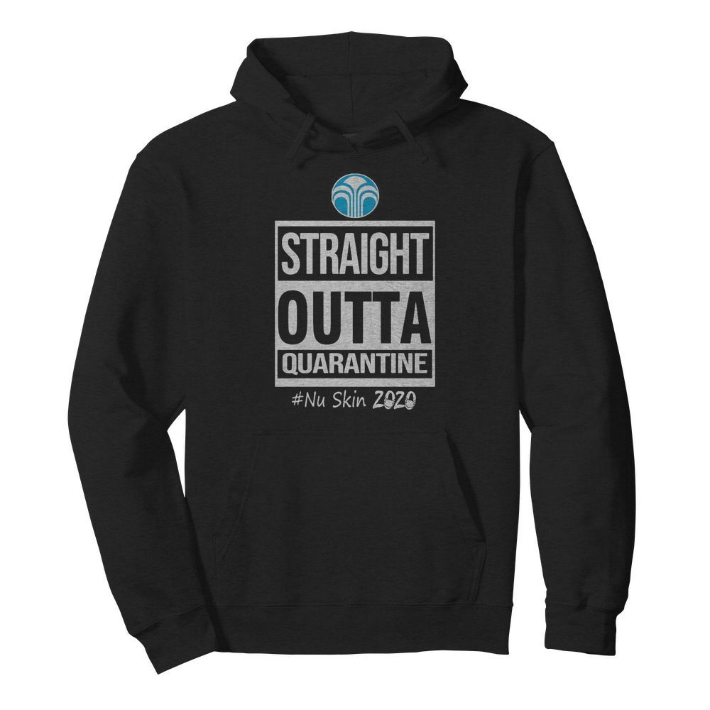 Straight outta quarantine nu skin 2020 mask  Unisex Hoodie