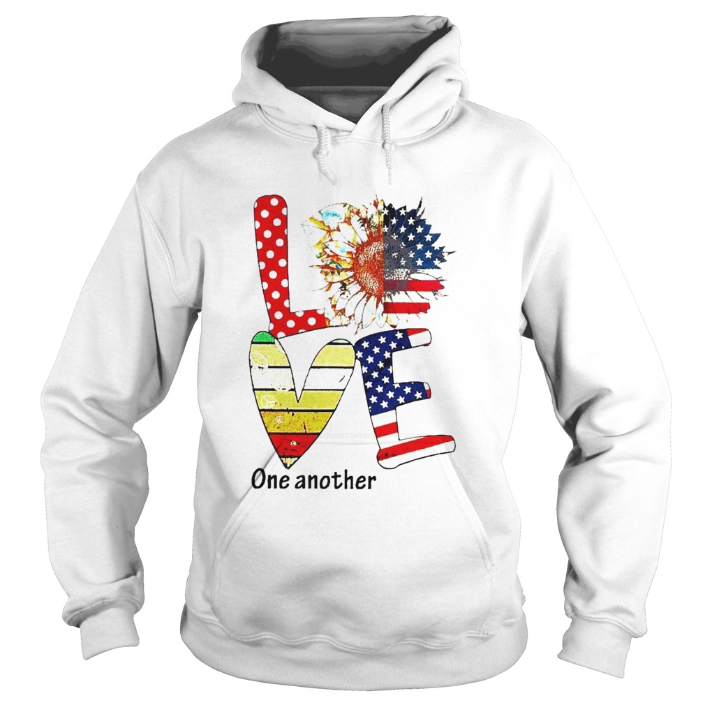 Sunflower American Love One Another Vintage  Hoodie