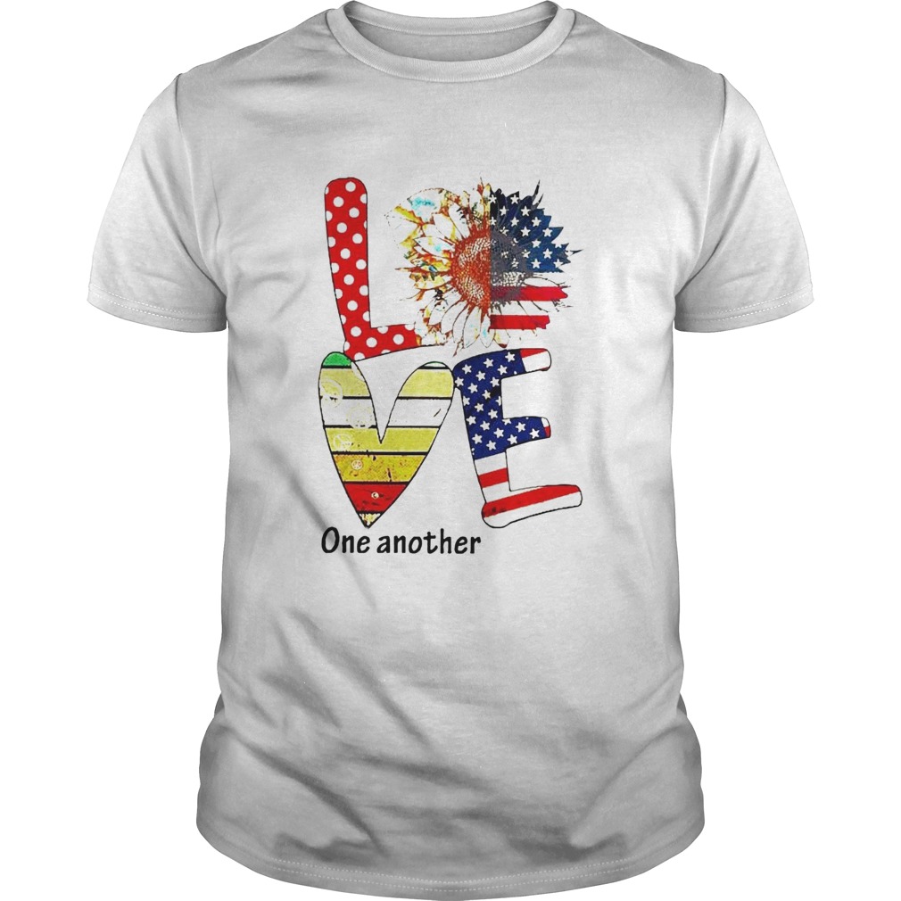 Sunflower American Love One Another Vintage  Unisex