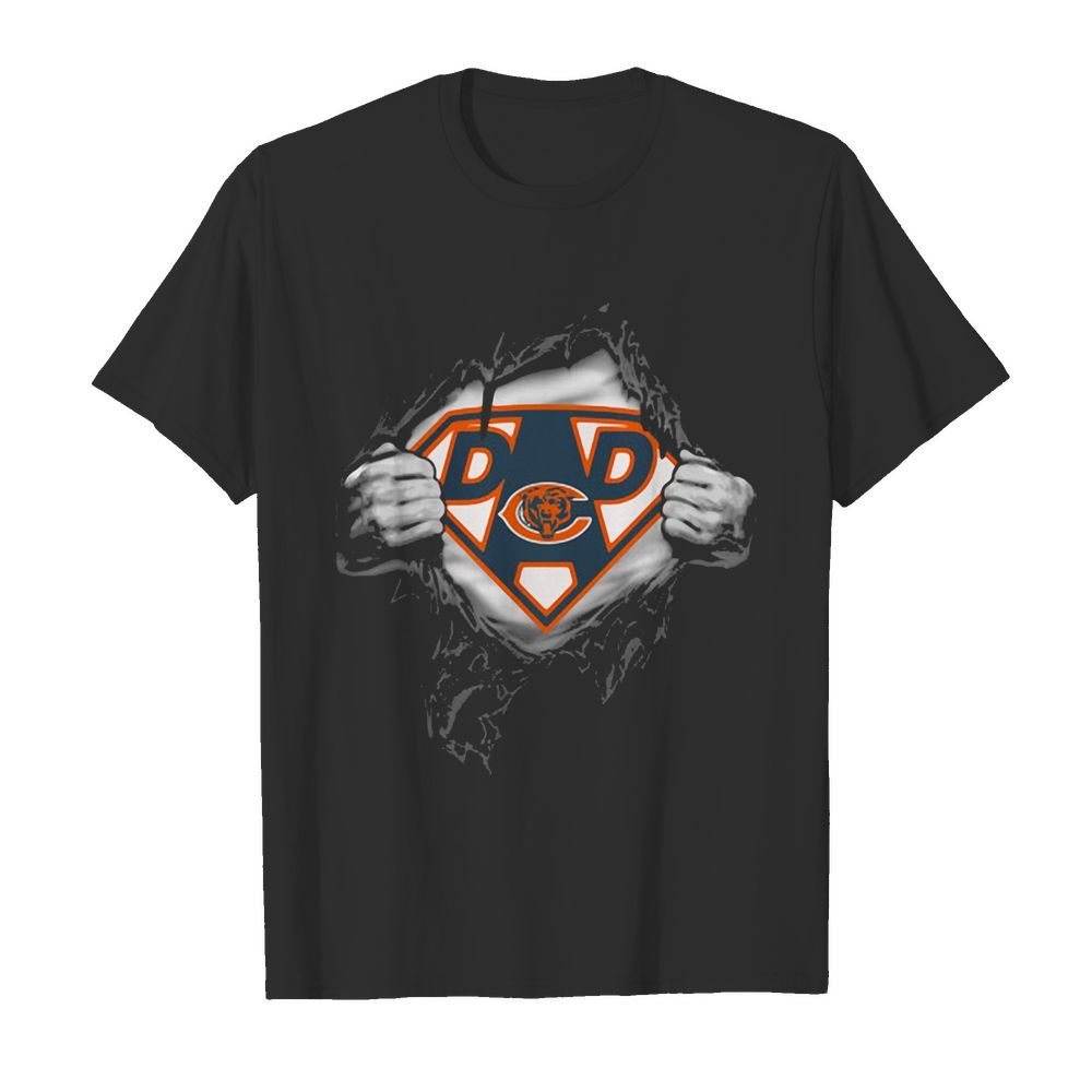 Superhero chicago bears diamond father’s day shirt