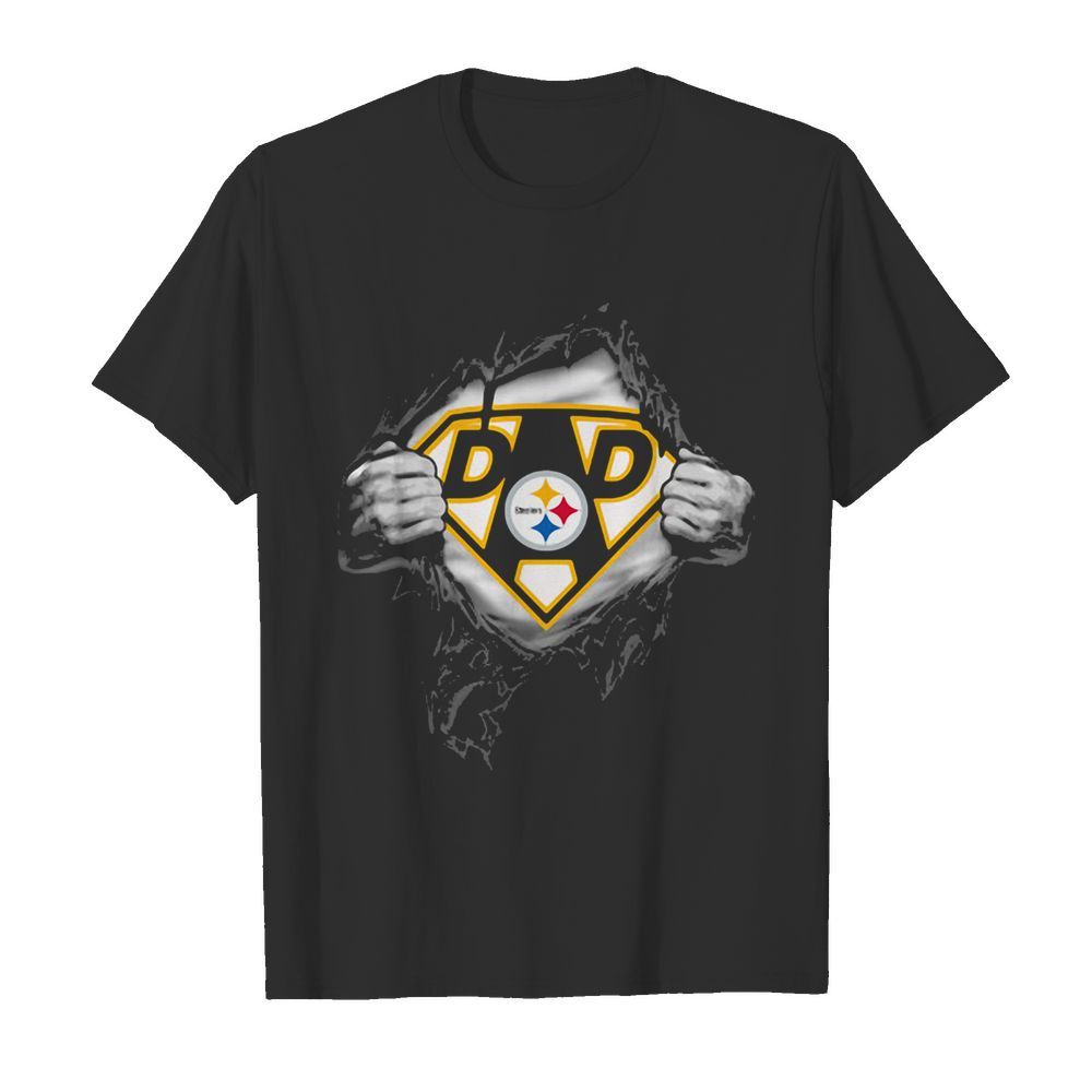 Superhero pittsburgh steelers diamond father’s day shirt