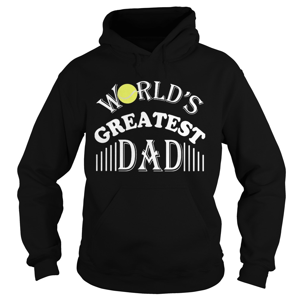 Tennis ball worlds greatest dad  Hoodie