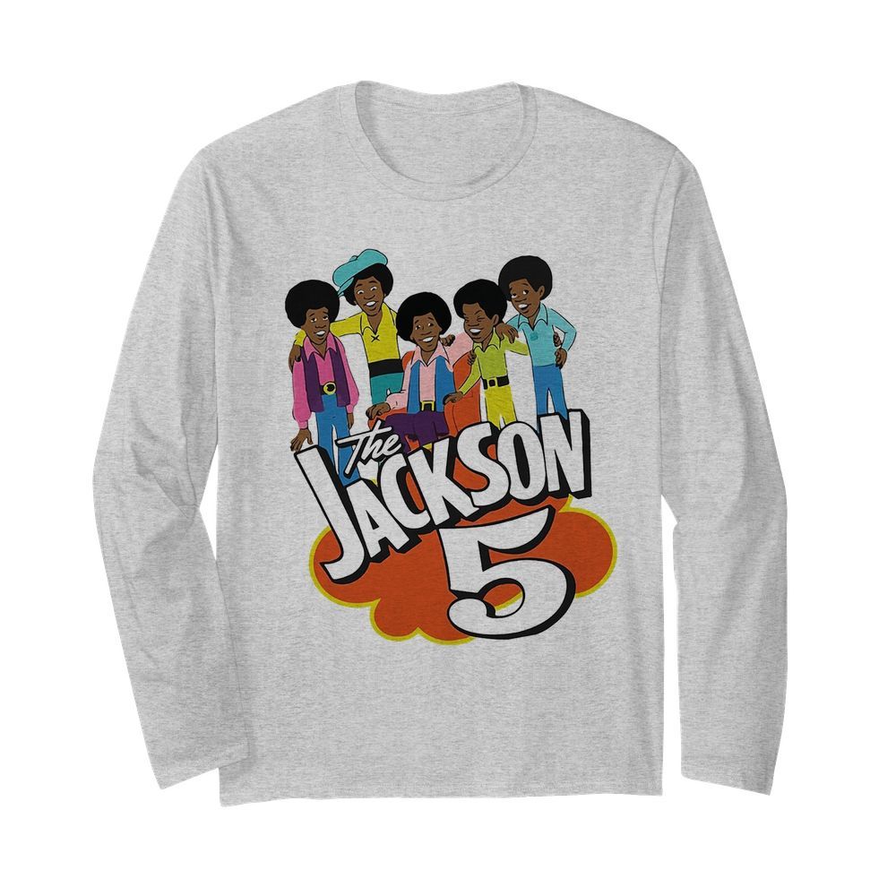 The Jackson 5 Cartoon  Long Sleeved T-shirt 