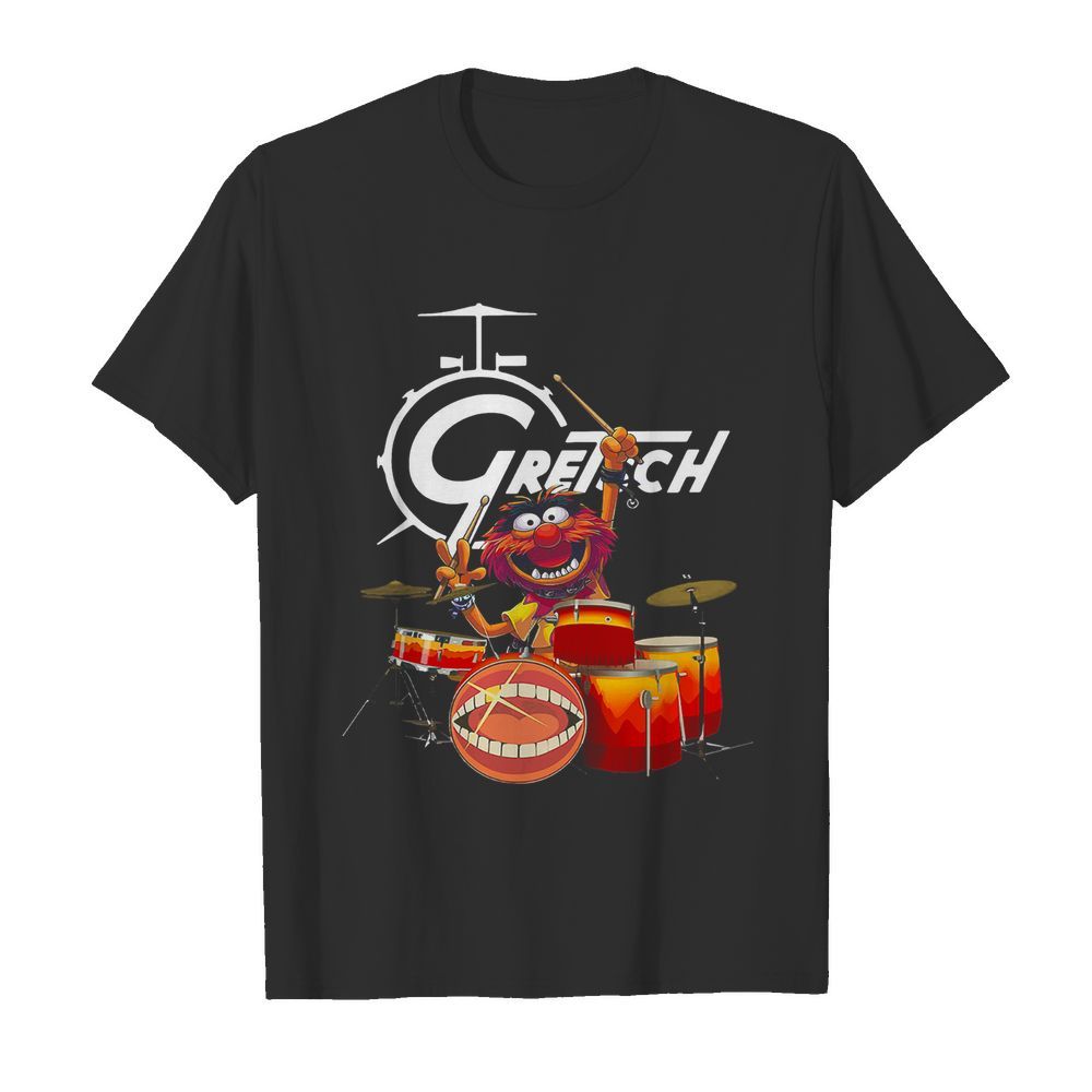 The Muppet Show Animal Playing Gretsch Drums  Classic Men's T-shirt