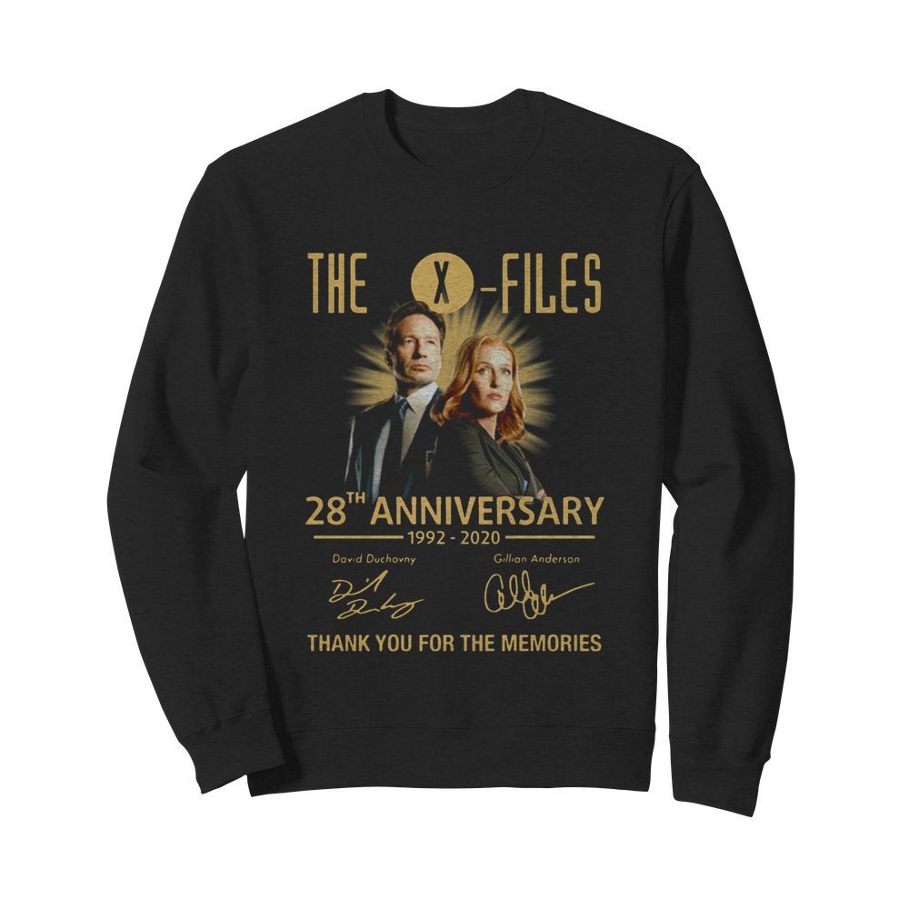 The X-Files 28th Anniversary 1992-2020 Thank You For The Memories  Unisex Sweatshirt