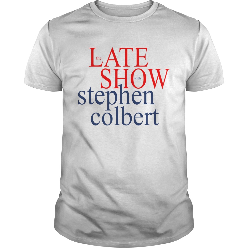 The late show with stephen colbert shirt