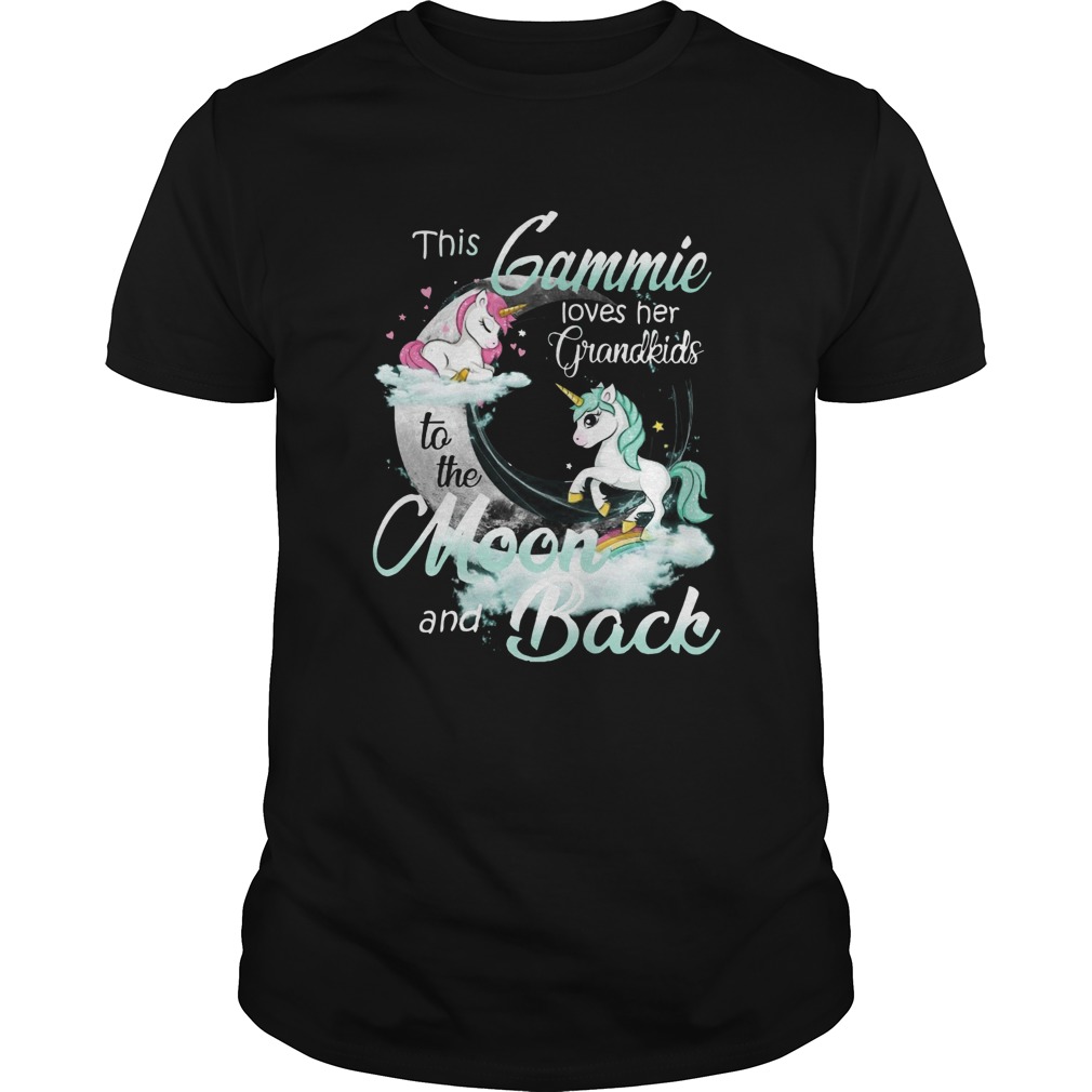 This Gammie Loves Her Grandkids To The Moon And Back Unicorn  Unisex