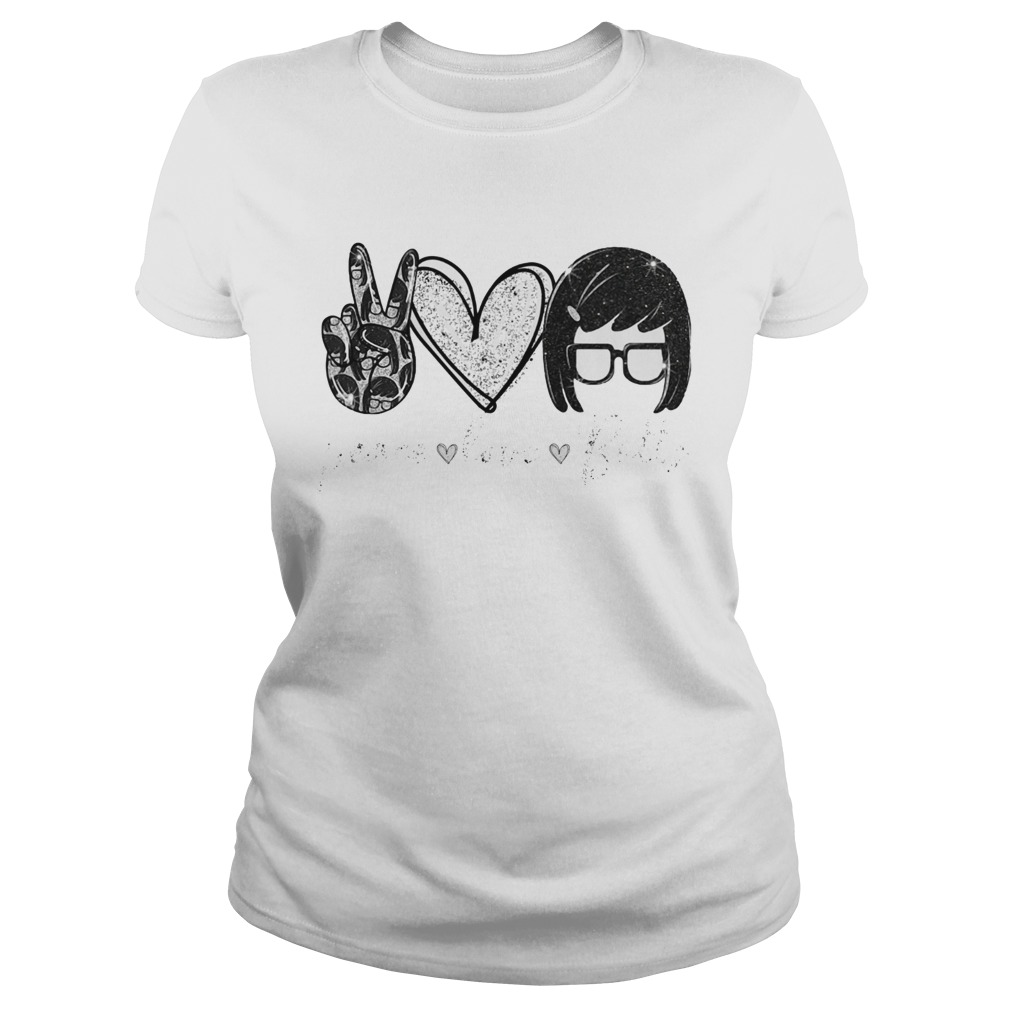 Tina Belcher Peace Love Butts  Classic Ladies