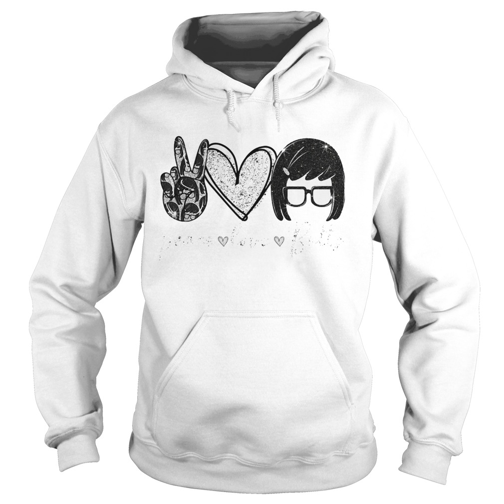 Tina Belcher Peace Love Butts  Hoodie