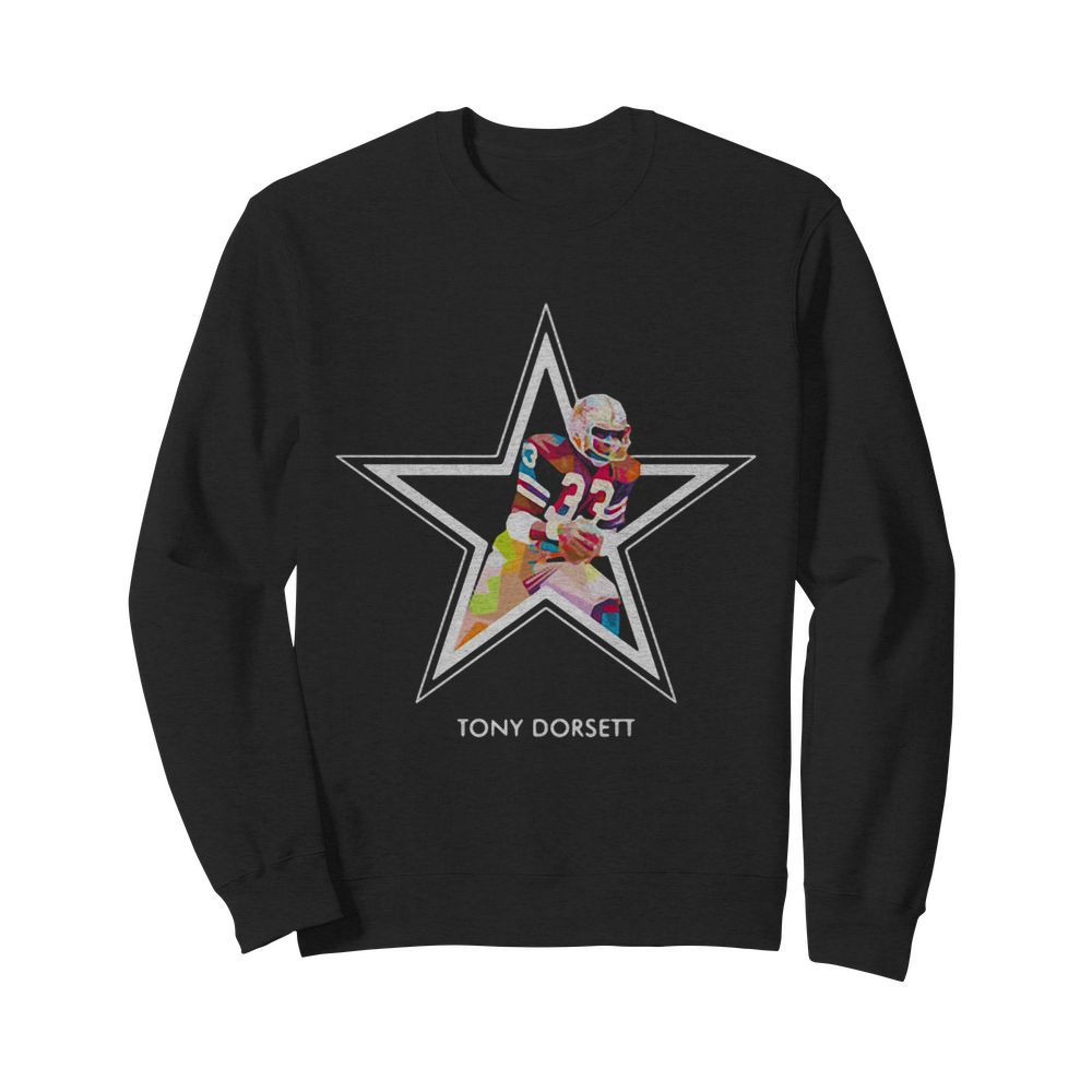 Tony dorsett 33 dallas cowboys football art  Unisex Sweatshirt