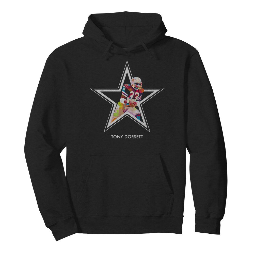 Tony dorsett 33 dallas cowboys football art  Unisex Hoodie